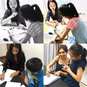 In our Punggol Tuition Centre for English, all our student's work are marked and checked to make sure their work are done correctly.